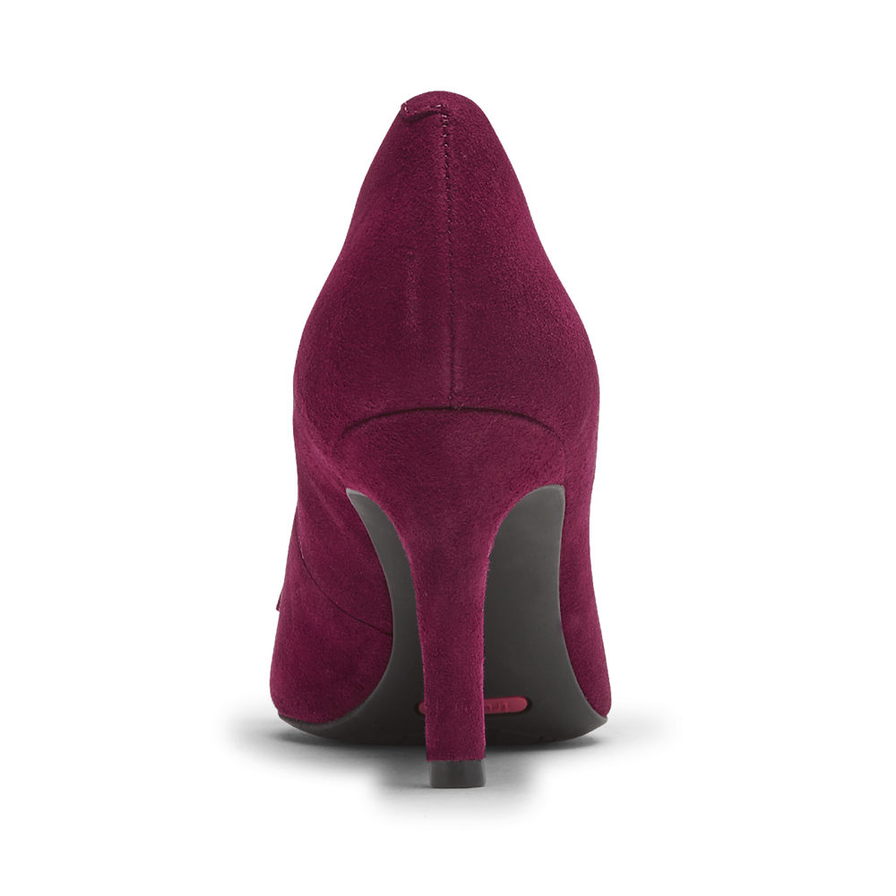 Sapatos De Salto Rockport Mulher Rosa - Total Motion 75Mm Bow - 70926HSGU